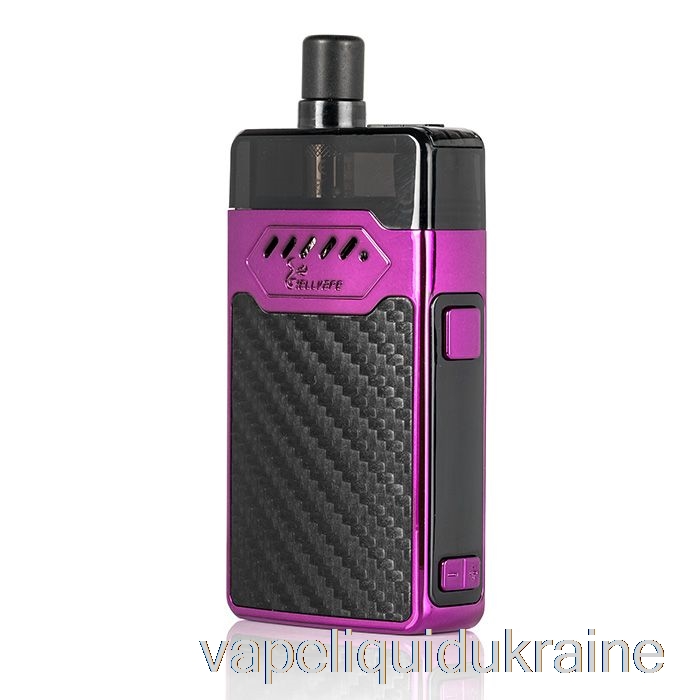 Vape Liquid Ukraine Hellvape GRIMM 30W Pod System Purple Carbon Fiber